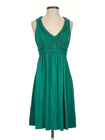 Pre-owned Max Studio Casual Dress In Green