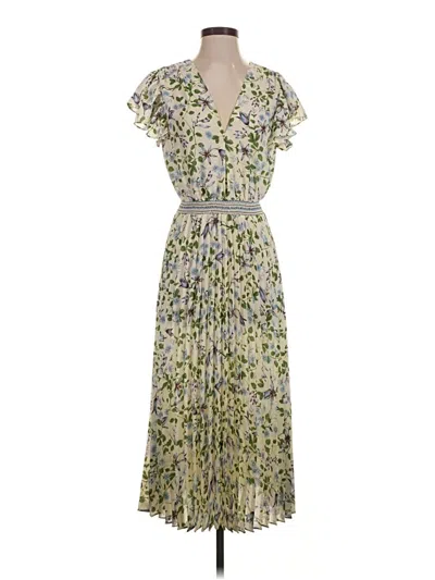 Pre-owned Max Studio Casual Dress In Green