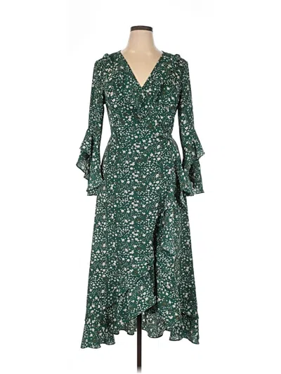 Pre-owned Max Studio Casual Dress In Green