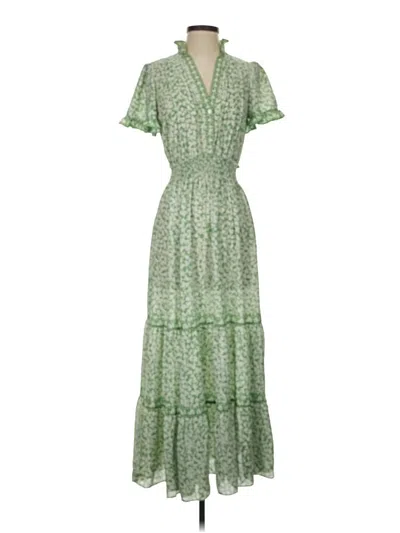 Pre-owned Max Studio Casual Dress In Green