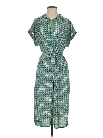 Pre-owned Max Studio Casual Dress In Green