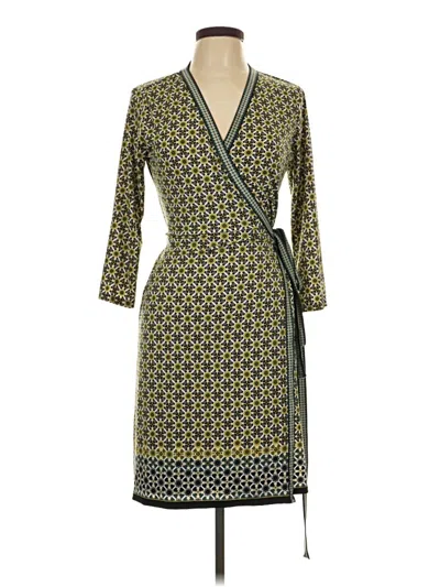 Pre-owned Max Studio Casual Dress In Green