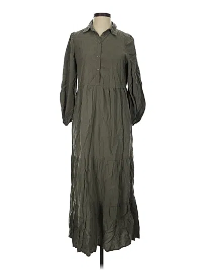 Pre-owned Max Studio Casual Dress In Green