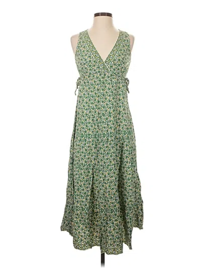 Pre-owned Max Studio Casual Dress In Green