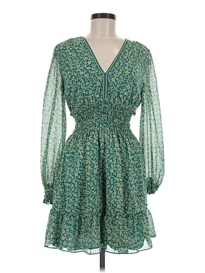 Pre-owned Max Studio Casual Dress In Green
