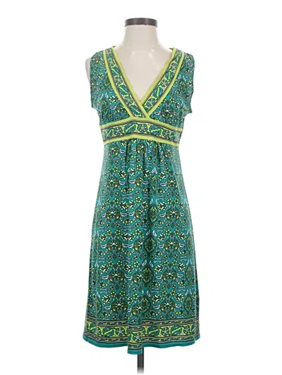 Pre-owned Max Studio Casual Dress In Green