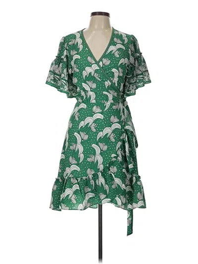 Max Studio Casual Dress In Green