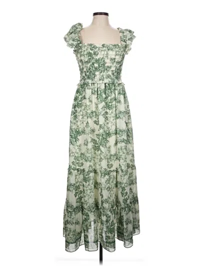 Pre-owned Max Studio Casual Dress In Green