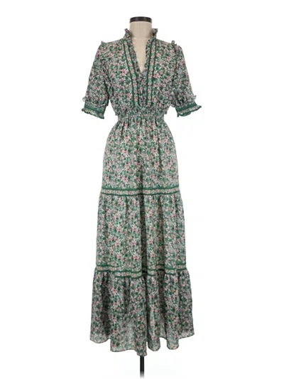 Pre-owned Max Studio Casual Dress In Green