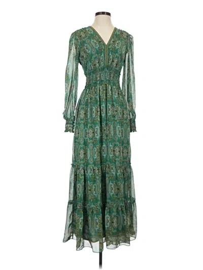 Pre-owned Max Studio Casual Dress In Green