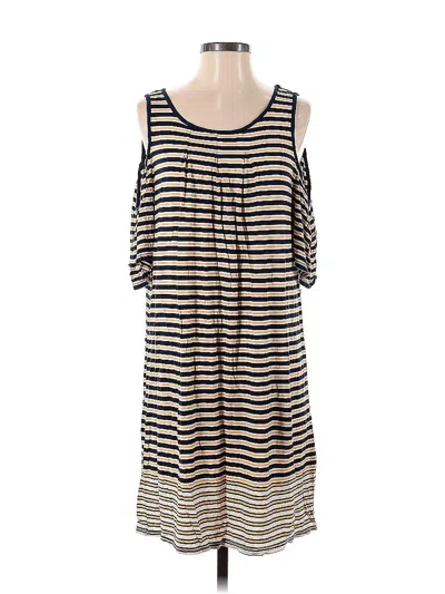 Pre-owned Max Studio Casual Dress In Ivory