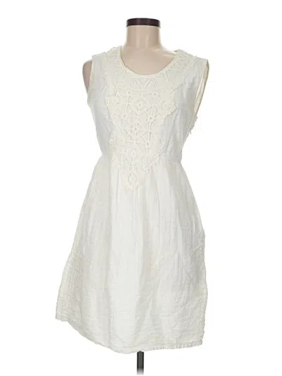 Pre-owned Max Studio Casual Dress In Ivory