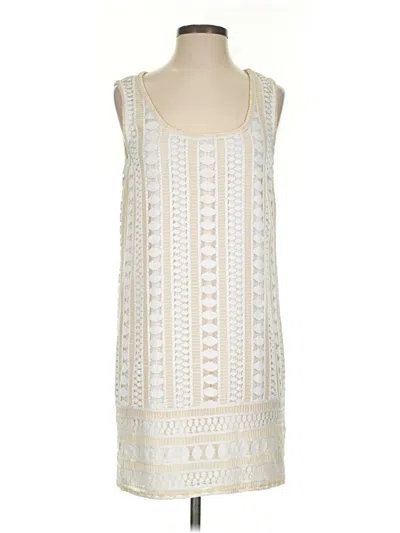 Pre-owned Max Studio Casual Dress In Ivory