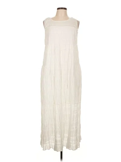 Pre-owned Max Studio Casual Dress In Ivory