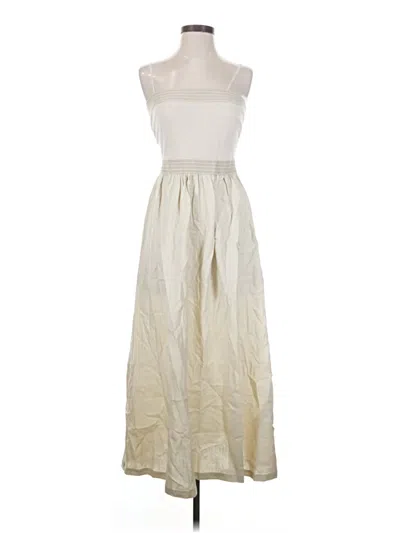 Pre-owned Max Studio Casual Dress In Ivory