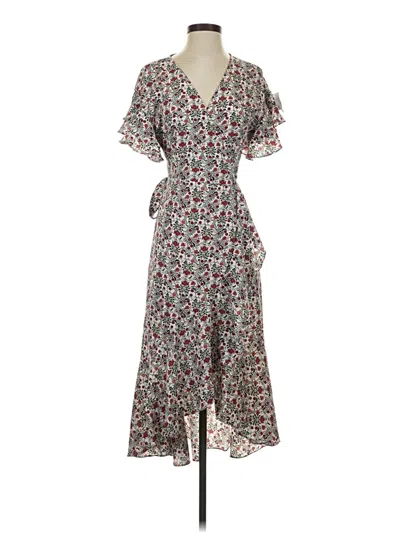 Pre-owned Max Studio Casual Dress In Ivory