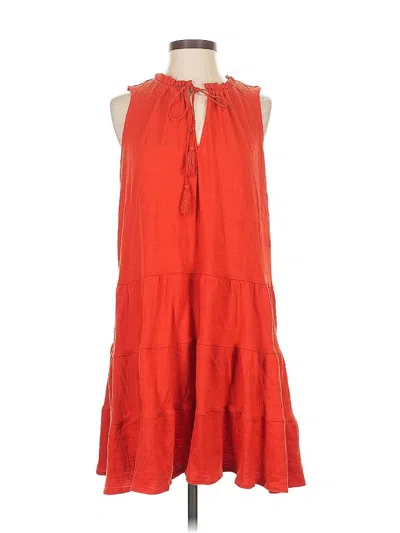Pre-owned Max Studio Casual Dress In Orange