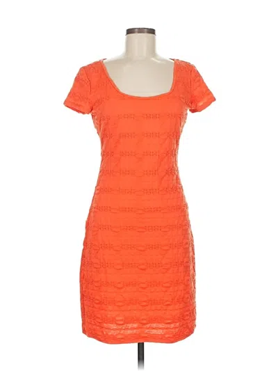 Pre-owned Max Studio Casual Dress In Orange
