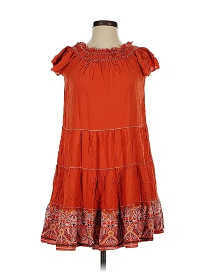 Pre-owned Max Studio Casual Dress In Orange