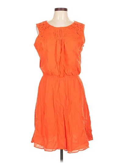 Pre-owned Max Studio Casual Dress In Orange