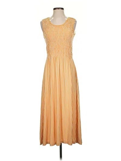 Pre-owned Max Studio Casual Dress In Orange