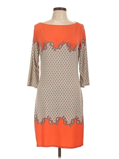 Pre-owned Max Studio Casual Dress In Orange