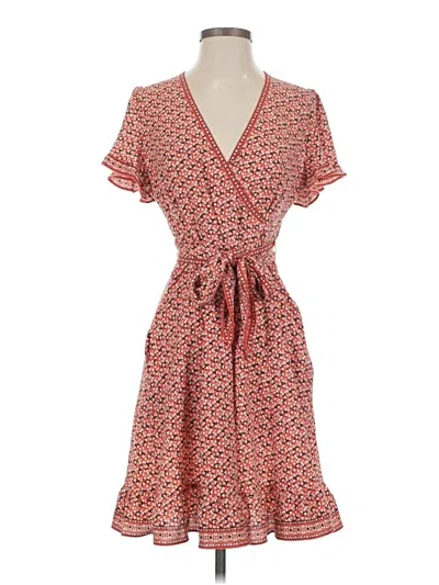 Pre-owned Max Studio Casual Dress In Orange