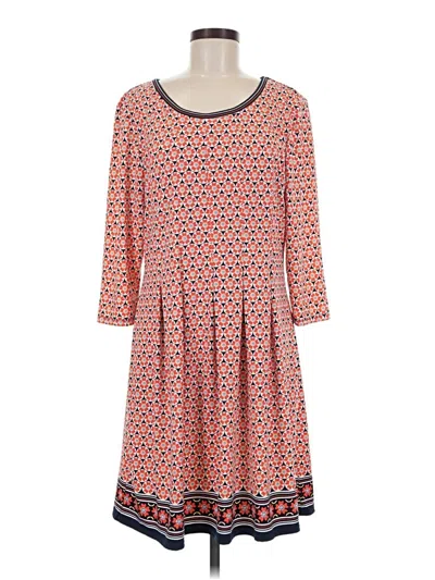 Pre-owned Max Studio Casual Dress In Orange