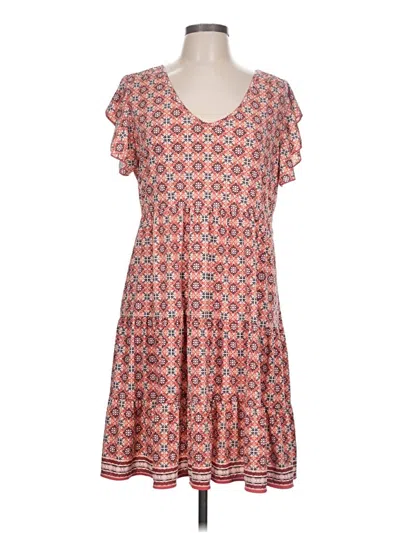 Pre-owned Max Studio Casual Dress In Orange