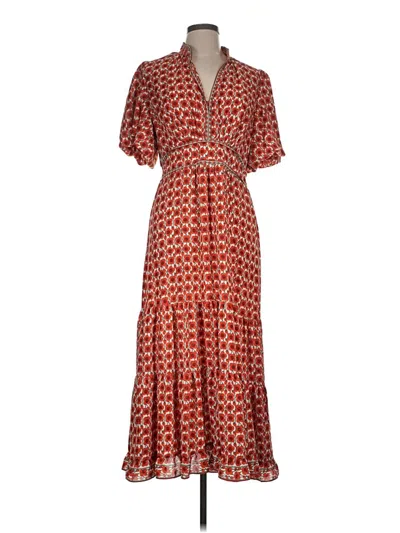 Pre-owned Max Studio Casual Dress In Orange