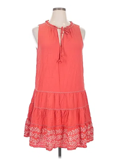 Pre-owned Max Studio Casual Dress In Orange
