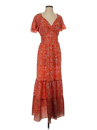 Max Studio Casual Dress In Orange