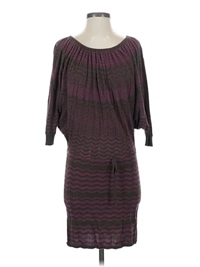 Pre-owned Max Studio Casual Dress In Purple