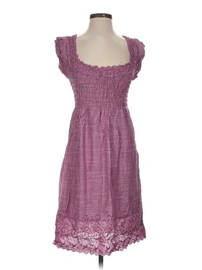 Pre-owned Max Studio Casual Dress In Purple