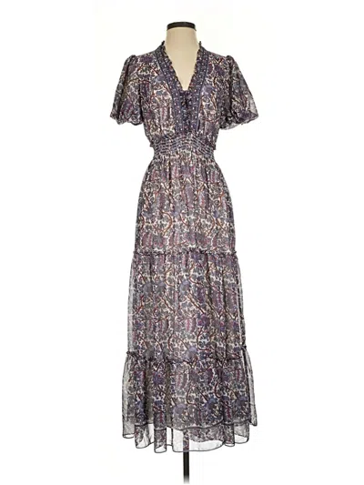 Pre-owned Max Studio Casual Dress In Purple