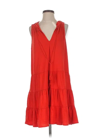 Pre-owned Max Studio Casual Dress In Red