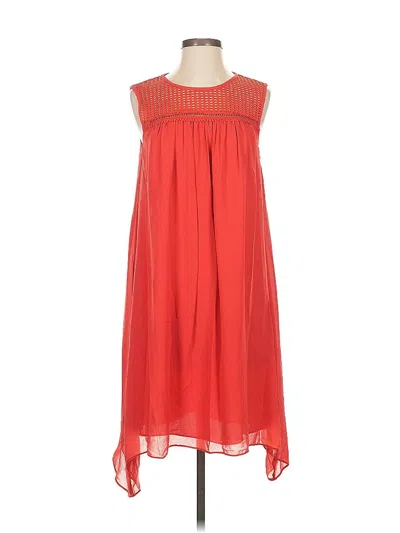 Pre-owned Max Studio Casual Dress In Red