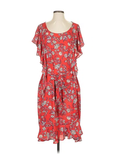 Pre-owned Max Studio Casual Dress In Red