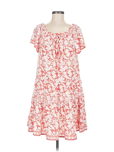 Pre-owned Max Studio Casual Dress In Red