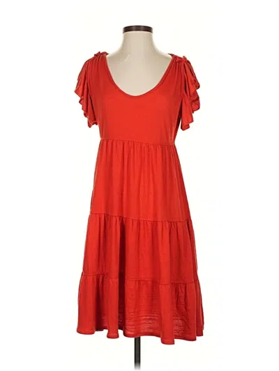 Pre-owned Max Studio Casual Dress In Red