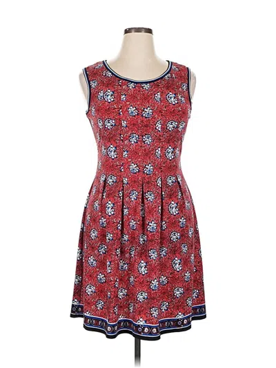 Pre-owned Max Studio Casual Dress In Red