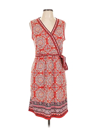 Pre-owned Max Studio Casual Dress In Red