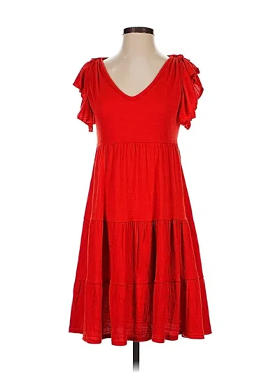 Pre-owned Max Studio Casual Dress In Red