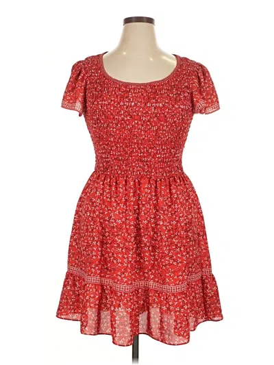 Pre-owned Max Studio Casual Dress In Red