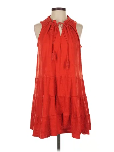 Pre-owned Max Studio Casual Dress In Red
