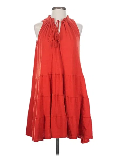 Pre-owned Max Studio Casual Dress In Red