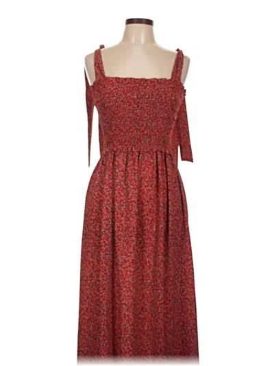 Pre-owned Max Studio Casual Dress In Red