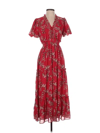 Pre-owned Max Studio Casual Dress In Red