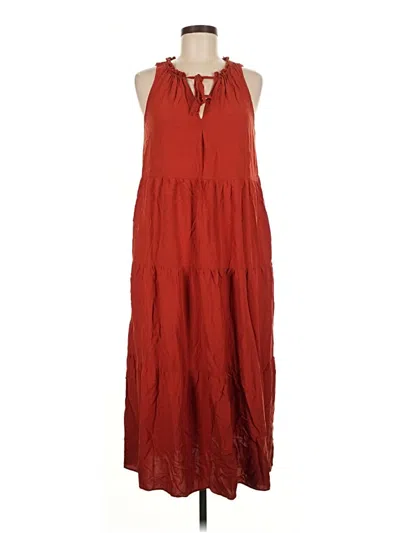 Pre-owned Max Studio Casual Dress In Red