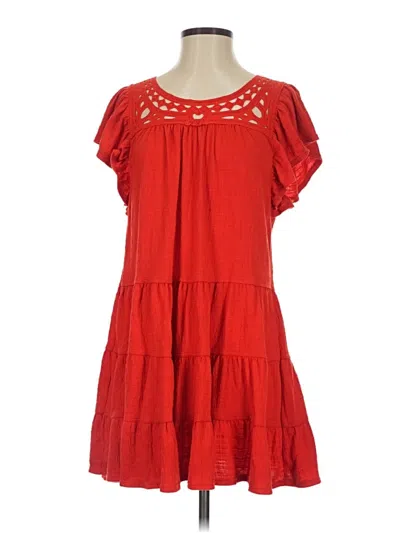 Pre-owned Max Studio Casual Dress In Red